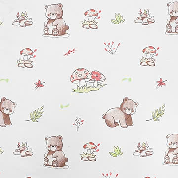 cotton chải kỹ in 100% cotton . 185cm x 195 gsm