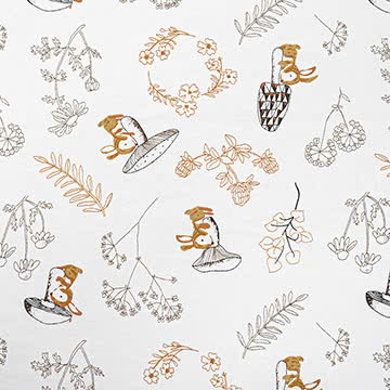 cotton chải kỹ in 100% cotton . 185cm x 195 gsm