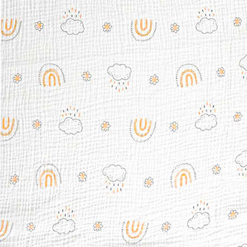 In 2 lớp 100% cotton. 135cmx120gsm