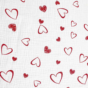 Xô muslin 2 lớp in nền trắng . 100% cotton. 135cm x 120gsm. 1kg ~ 6.1m