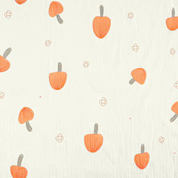 Xô muslin 2 lớp in nhuộm nền. 100% cotton. 135cm x 120gsm. 1kg ~ 6.1m