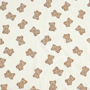 Xô muslin 2 lớp in nhuộm nền. 100% cotton. 135cm x 120gsm. 1kg ~ 6.1m