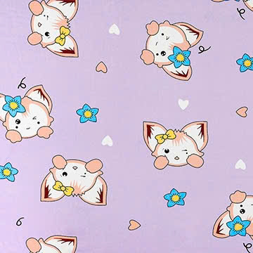 Lụa sữa in 1 mặt. 95% polyester 5%thun. 185cm x 125gsm. 1kg ~ 4.3m