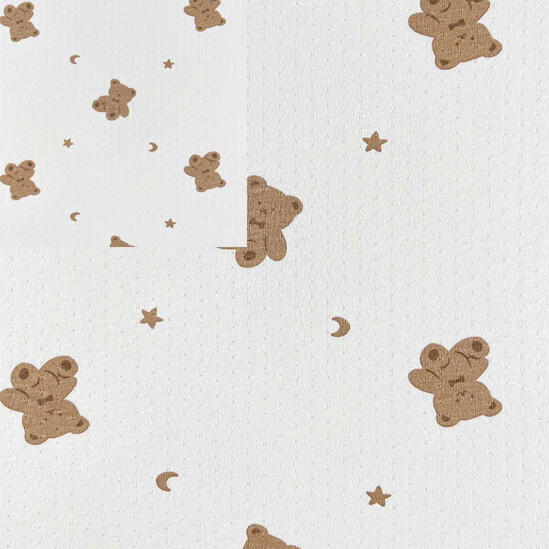 Sợi tre in chấm bi. 70% sợi tre 30% cotton. 180cm x 135gsm.1kg ~ 4.1m