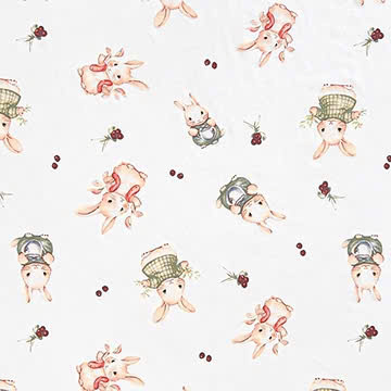Vải cotton sợi tre in. 70% sợi tre 30% cotton. 200cm x 200gsm. 1kg ~ 2.5m
