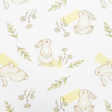 Vải cotton sợi tre in. 70% sợi tre 30% cotton. 200cm x 200gsm. 1kg ~ 2.5m