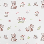 cotton chải kỹ in 100% cotton . 185cm x 195 gsm