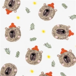cotton chải kỹ in 100% cotton . 185cm x 195 gsm
