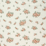 Xô muslin 2 lớp in nền trắng . 100% cotton. 135cm x 120gsm. 1kg ~ 6.1m