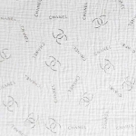 Xô muslin 2 lớp in nền trắng . 100% cotton. 135cm x 120gsm. 1kg ~ 6.1m