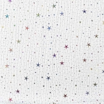 Xô muslin 2 lớp in nền trắng . 100% cotton. 135cm x 120gsm. 1kg ~ 6.1m