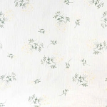 Xô muslin 2 lớp in nền trắng . 100% cotton. 135cm x 120gsm. 1kg ~ 6.1m