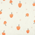Xô muslin 2 lớp in nhuộm nền. 100% cotton. 135cm x 120gsm. 1kg ~ 6.1m