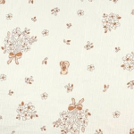 Xô muslin 2 lớp in nhuộm nền. 100% cotton. 135cm x 120gsm. 1kg ~ 6.1m