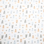 Bamboo vải thun co dãn tre in 190 cm x180 gsm