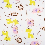 Lụa sữa in 1 mặt. 95% polyester 5%thun. 185cm x 125gsm. 1kg ~ 4.3m