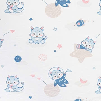 sợi tre in. 70% sợi tre 30% cotton. 185cm x 145gsm