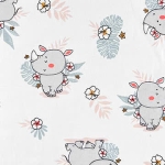 sợi tre in. 70% sợi tre 30% cotton. 185cm x 145gsm