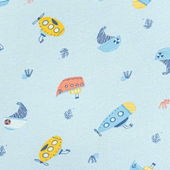 Sợi tre in chấm bi. 70% sợi tre 30% cotton. 180cm x 135gsm.1kg ~ 4.1m