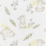 Sợi tre in chấm bi. 70% sợi tre 30% cotton. 180cm x 135gsm.1kg ~ 4.1m