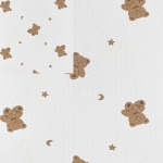 Sợi tre in chấm bi. 70% sợi tre 30% cotton. 180cm x 135gsm.1kg ~ 4.1m