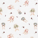 Vải cotton sợi tre in. 70% sợi tre 30% cotton. 200cm x 200gsm. 1kg ~ 2.5m